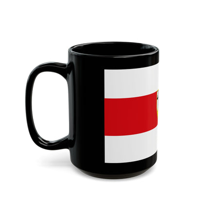 Flag of Neuwied Germany - Black Coffee Mug-The Sticker Space