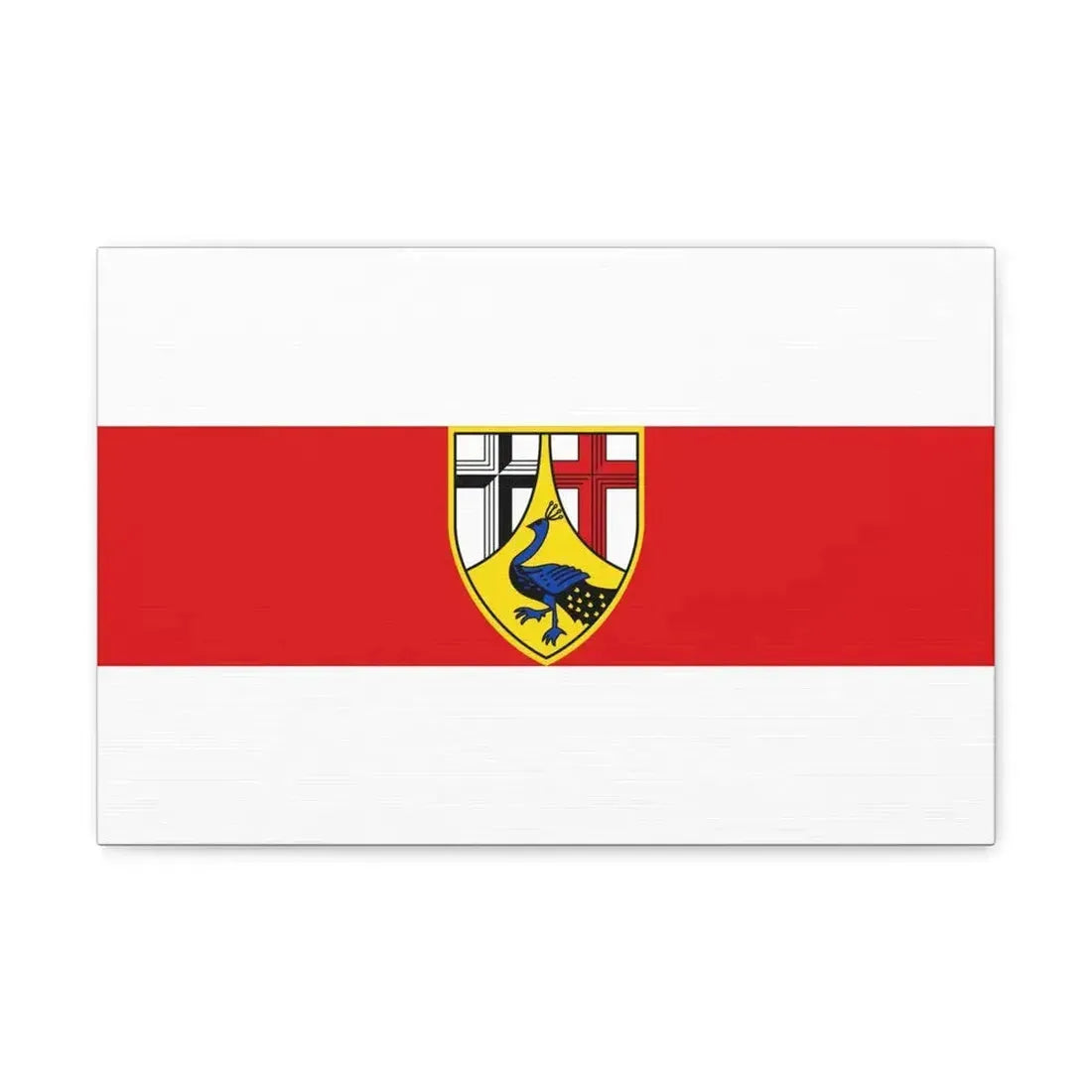 Flag of Neuwied Germany - Canvas Wall Art 18″ x 12″ 1.25" - The Sticker Space