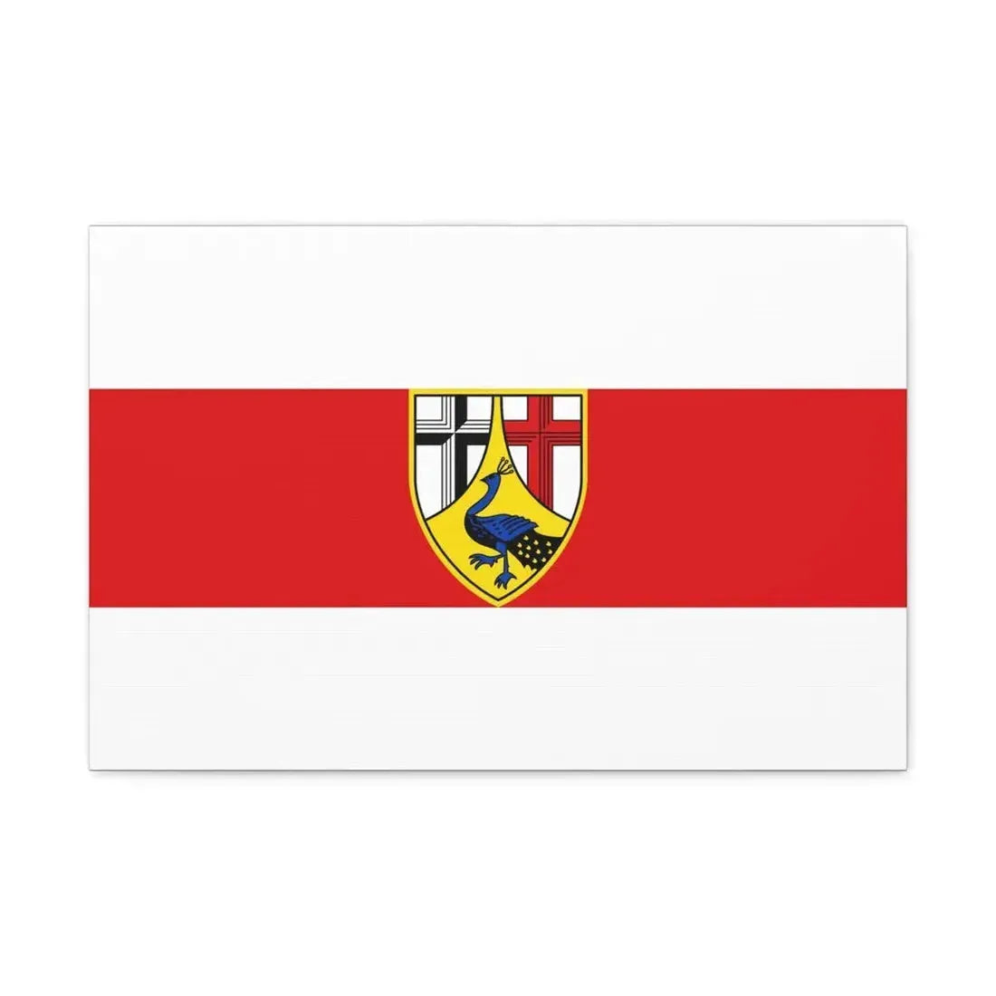 Flag of Neuwied Germany - Canvas Wall Art 24″ x 16″ 1.25" - The Sticker Space