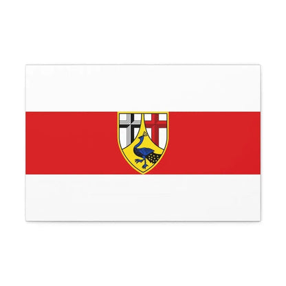 Flag of Neuwied Germany - Canvas Wall Art 24″ x 16″ 1.25" - The Sticker Space