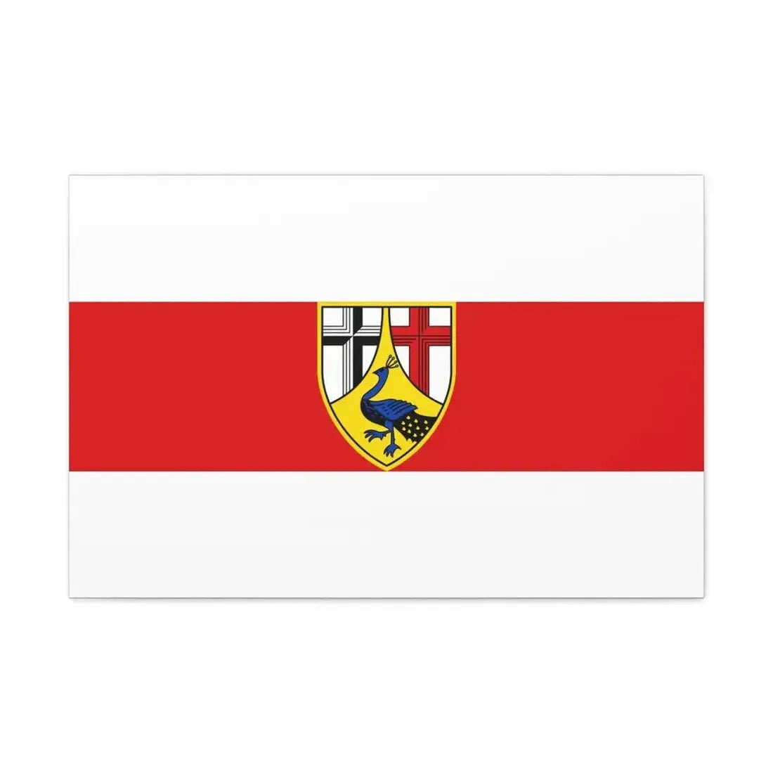 Flag of Neuwied Germany - Canvas Wall Art 30" x 20" 1.25" - The Sticker Space