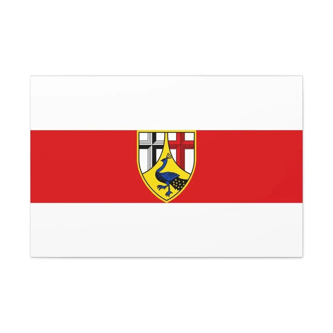Flag of Neuwied Germany - Canvas Wall Art 36" x 24" 1.25" - The Sticker Space