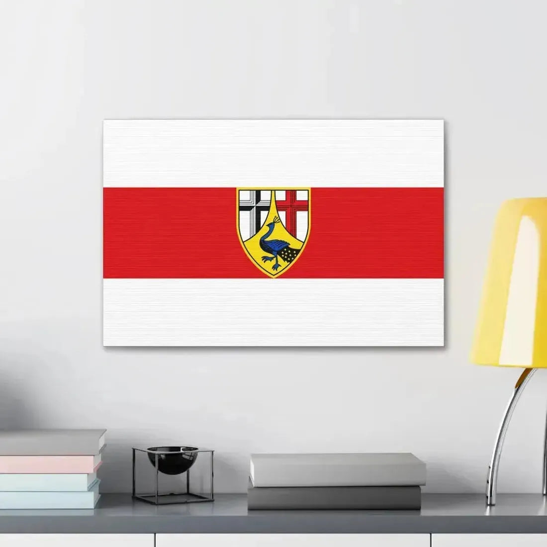 Flag of Neuwied Germany - Canvas Wall Art - The Sticker Space