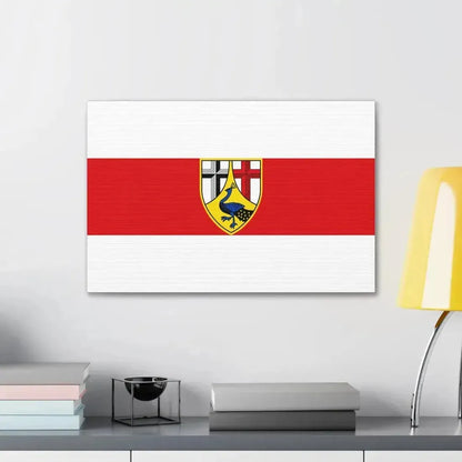 Flag of Neuwied Germany - Canvas Wall Art - The Sticker Space