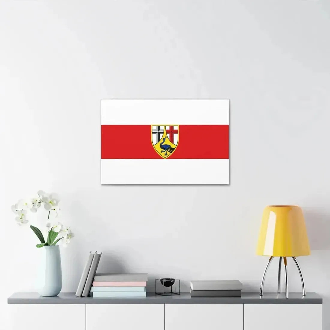 Flag of Neuwied Germany - Canvas Wall Art - The Sticker Space