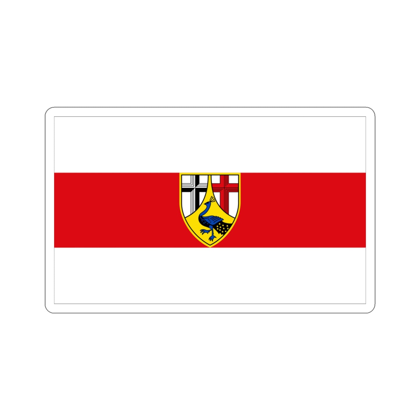 Flag of Neuwied Germany STICKER Vinyl Die-Cut Decal-3 Inch-The Sticker Space