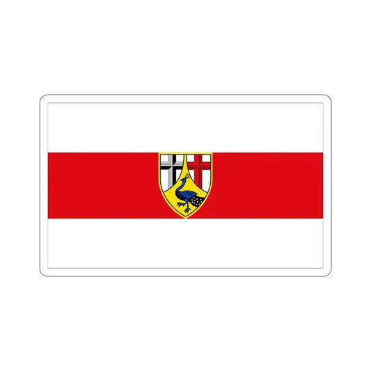 Flag of Neuwied Germany STICKER Vinyl Die-Cut Decal 6 Inch - The Sticker Space