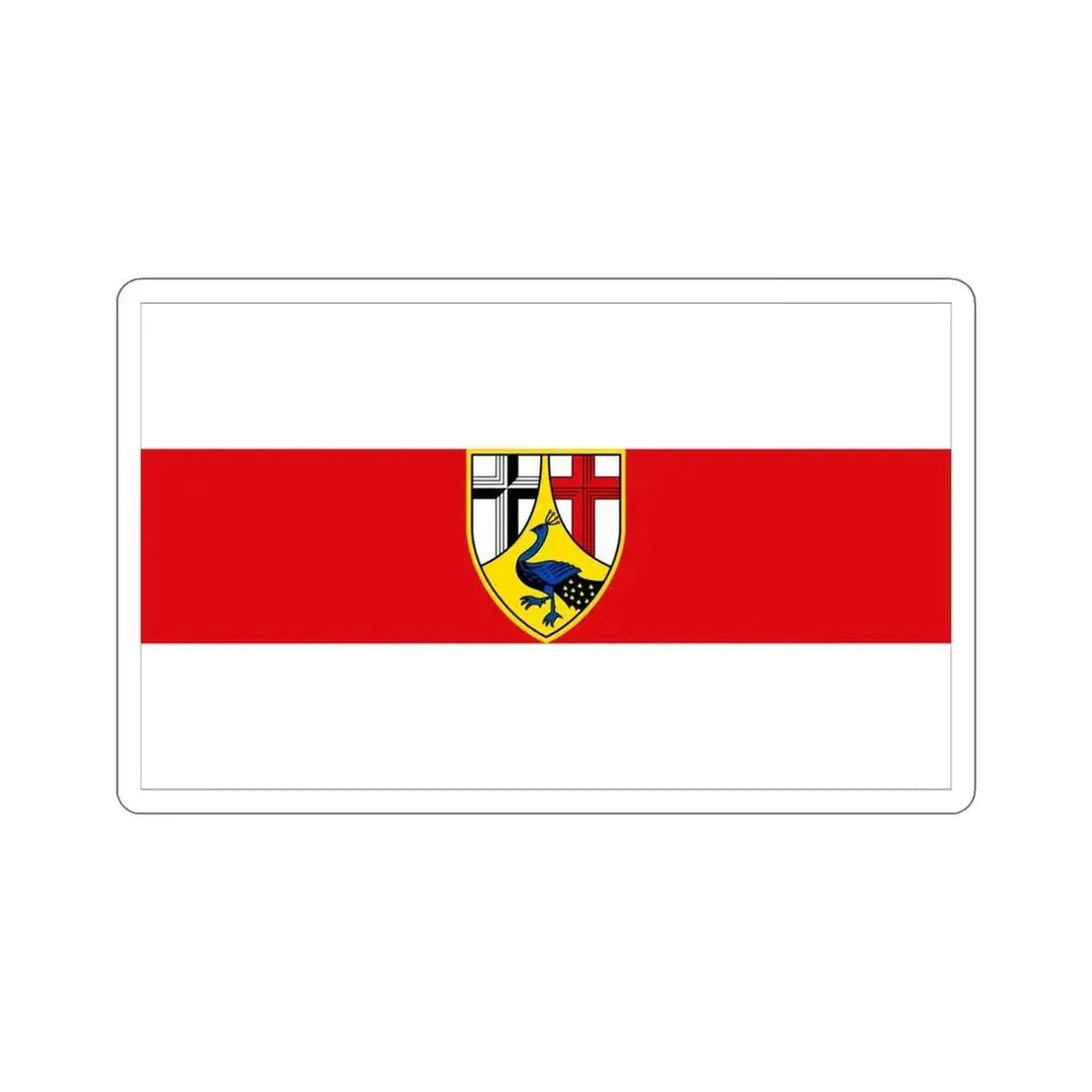Flag of Neuwied Germany STICKER Vinyl Die-Cut Decal - The Sticker Space
