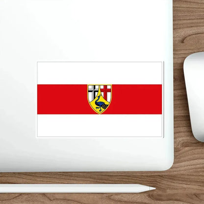 Flag of Neuwied Germany STICKER Vinyl Die-Cut Decal - The Sticker Space
