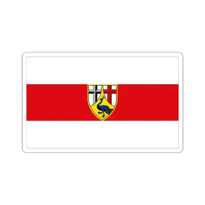 Flag of Neuwied Germany - STICKER Vinyl Kiss-Cut Decal 3 Inch White - The Sticker Space