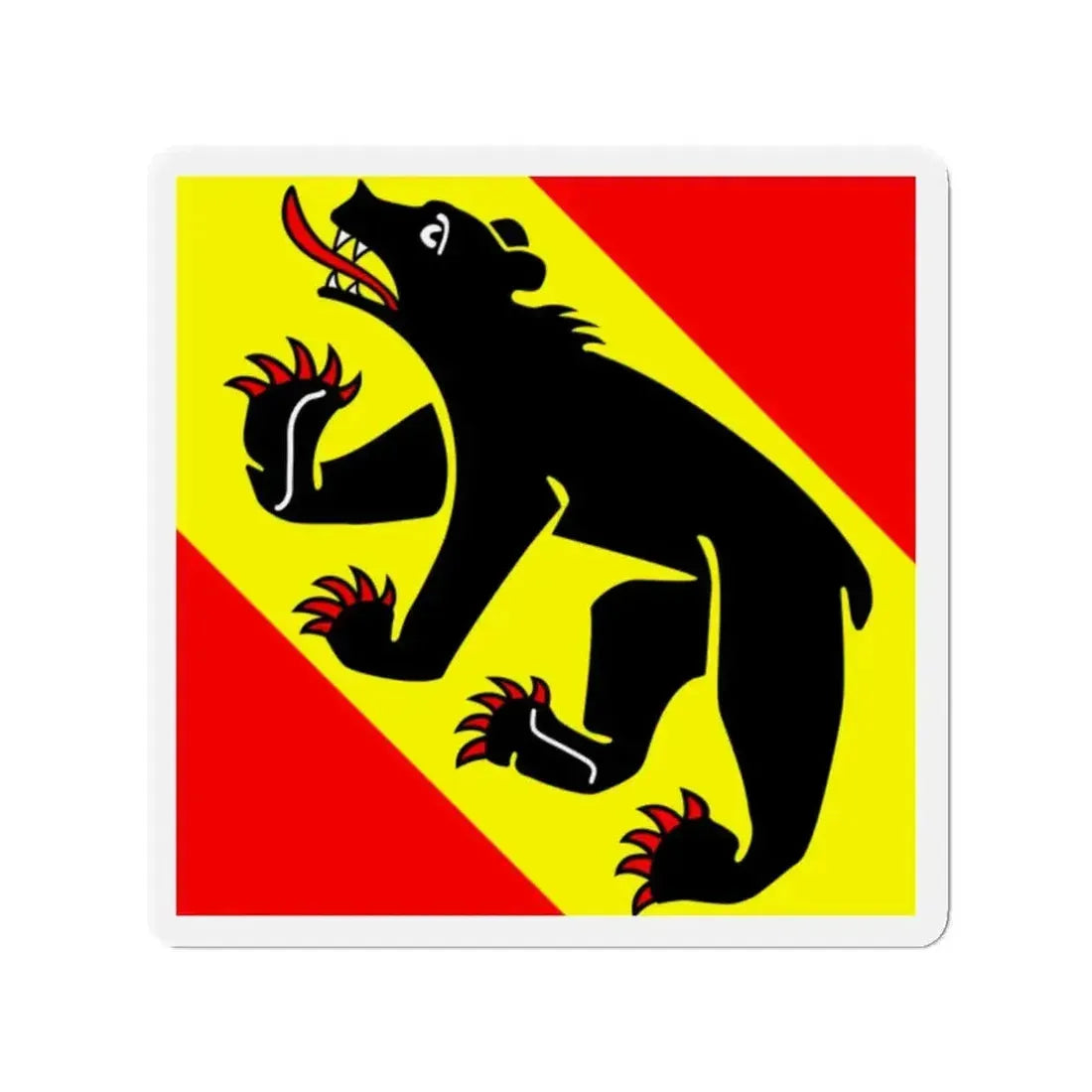 Flag of New Bern North Carolina - Refrigerator Magnet - The Sticker Space