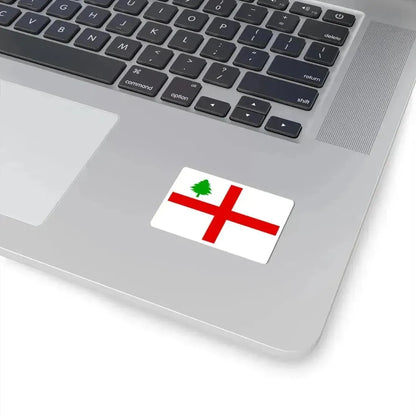 Flag of New England 1686 (United States) STICKER Vinyl Kiss-Cut Decal - The Sticker Space