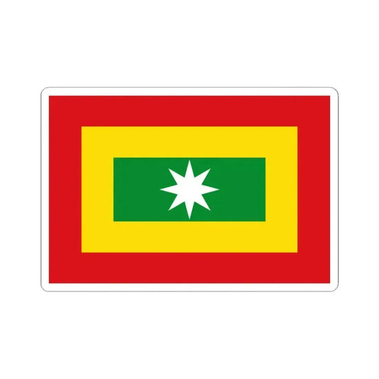 Flag of New Granada 1811-1814 (Colombia) STICKER Vinyl Kiss-Cut Decal 2 Inch White - The Sticker Space