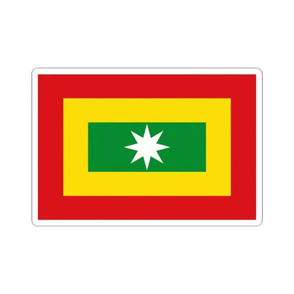 Flag of New Granada 1811-1814 (Colombia) STICKER Vinyl Kiss-Cut Decal 4 Inch White - The Sticker Space