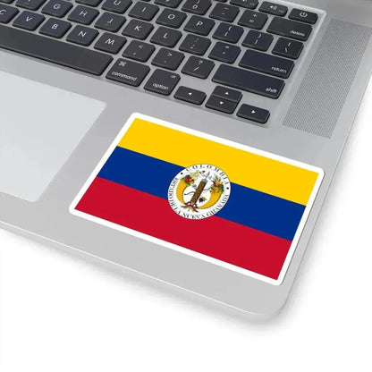 Flag of New Granada 1830-1834 (Colombia) STICKER Vinyl Kiss-Cut Decal - The Sticker Space