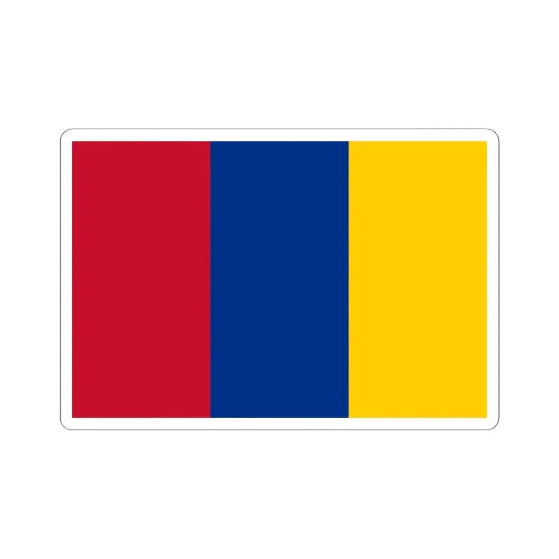 Flag of New Granada (Colombia) STICKER Vinyl Kiss-Cut Decal 6 Inch White - The Sticker Space