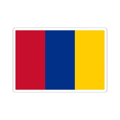 Flag of New Granada (Colombia) STICKER Vinyl Kiss-Cut Decal 6 Inch White - The Sticker Space