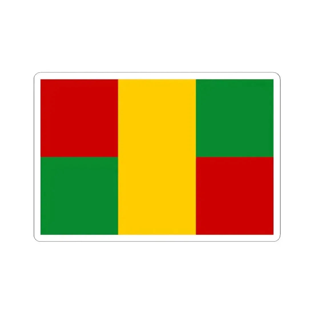 Flag of New Granada proposal (Colombia) STICKER Vinyl Kiss-Cut Decal 2 Inch White - The Sticker Space