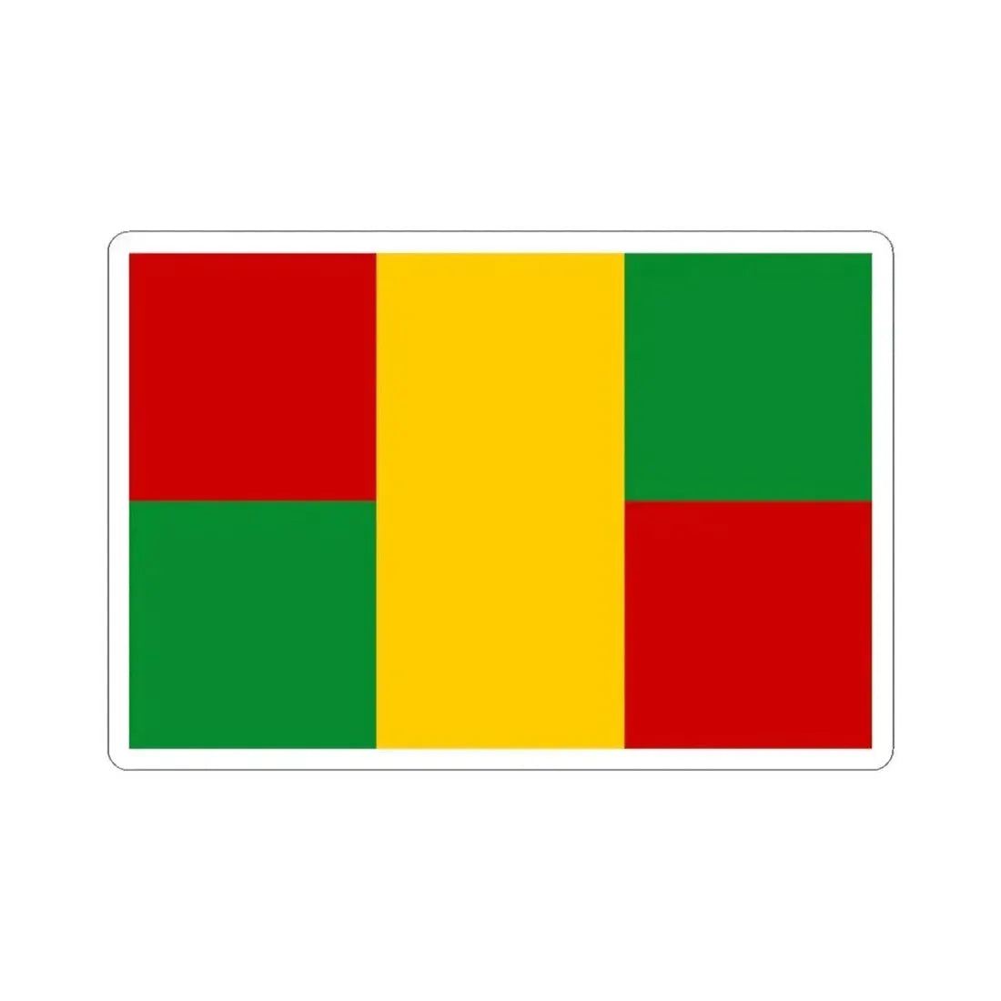 Flag of New Granada proposal (Colombia) STICKER Vinyl Kiss-Cut Decal 3 Inch White - The Sticker Space