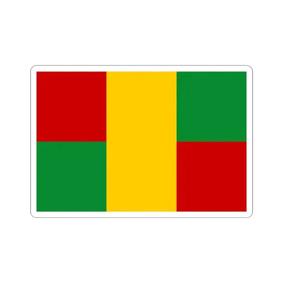 Flag of New Granada proposal (Colombia) STICKER Vinyl Kiss-Cut Decal 4 Inch White - The Sticker Space