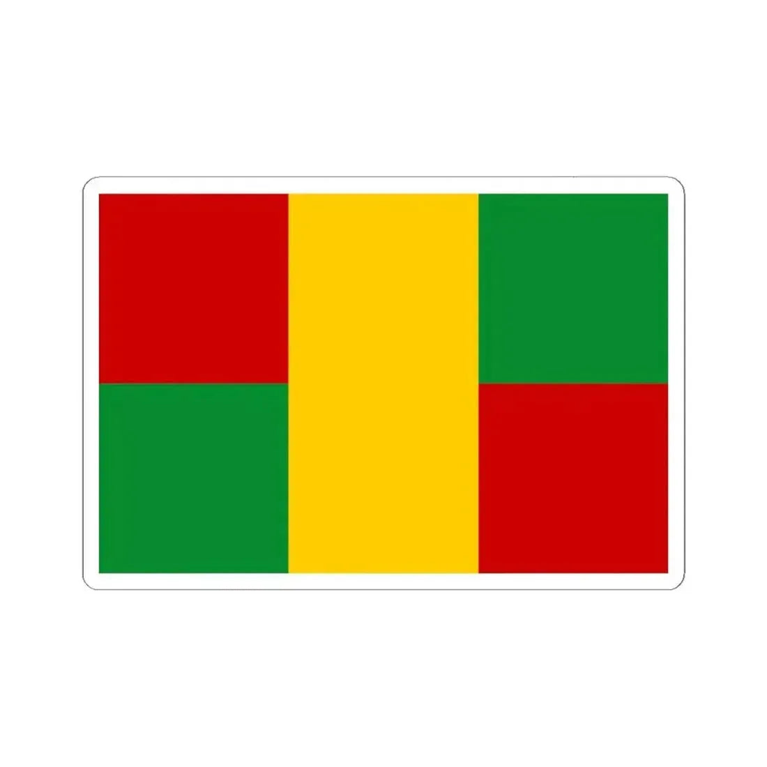 Flag of New Granada proposal (Colombia) STICKER Vinyl Kiss-Cut Decal 6 Inch White - The Sticker Space