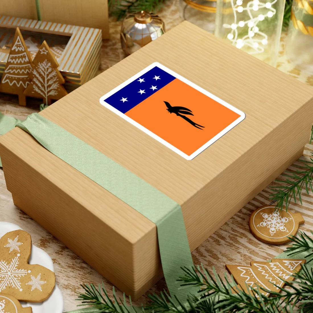 Flag of New Ireland (Guinea) STICKER Vinyl Kiss-Cut Decal - The Sticker Space