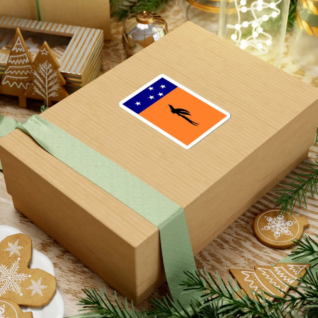 Flag of New Ireland (Guinea) STICKER Vinyl Kiss-Cut Decal - The Sticker Space