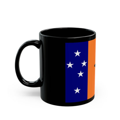 Flag of New Ireland Papa New Guinea - Black Coffee Mug-The Sticker Space