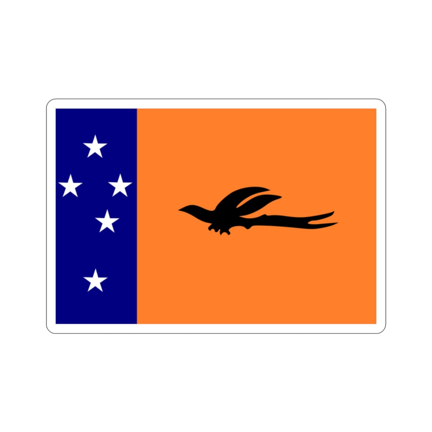 Flag of New Ireland Papa New Guinea STICKER Vinyl Die-Cut Decal-2 Inch-The Sticker Space