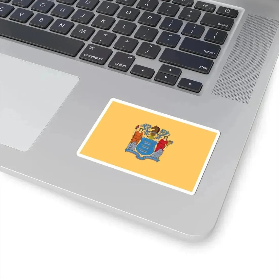 Flag of New Jersey 3-2 (United States) STICKER Vinyl Kiss-Cut Decal - The Sticker Space