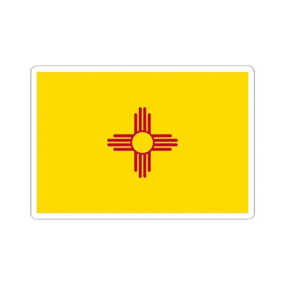 Flag of New Mexico 3-2 (United States) STICKER Vinyl Kiss-Cut Decal 2 Inch White - The Sticker Space