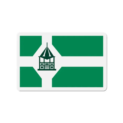 Flag of New Milford Connecticut - Refrigerator Magnet 2 Inch - The Sticker Space
