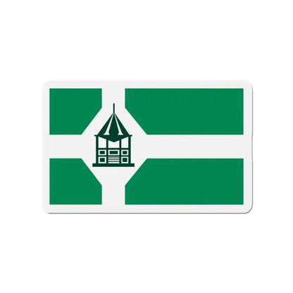 Flag of New Milford Connecticut - Refrigerator Magnet 3 Inch - The Sticker Space