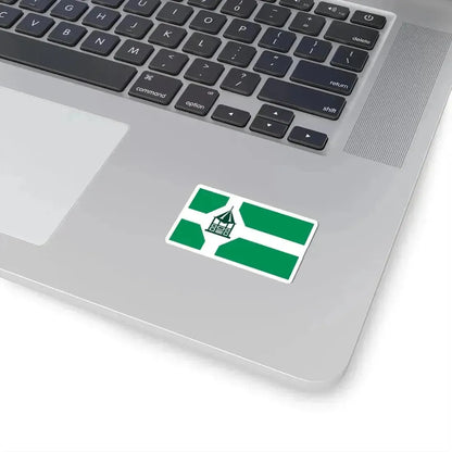 Flag of New Milford, Connecticut - STICKER Vinyl Kiss-Cut Decal - The Sticker Space