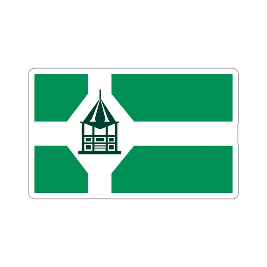 Flag of New Milford Connecticut USA STICKER Vinyl Die-Cut Decal-6 Inch-The Sticker Space