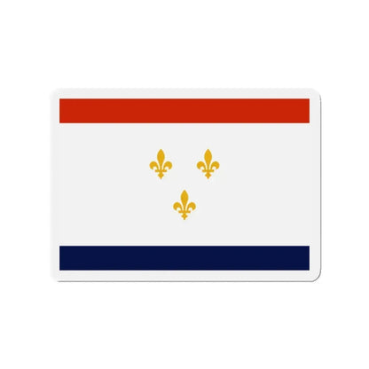 Flag of New Orleans Louisiana - Refrigerator Magnet 2 Inch - The Sticker Space