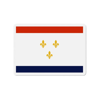Flag of New Orleans Louisiana - Refrigerator Magnet - The Sticker Space