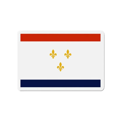 Flag of New Orleans Louisiana - Refrigerator Magnet - The Sticker Space