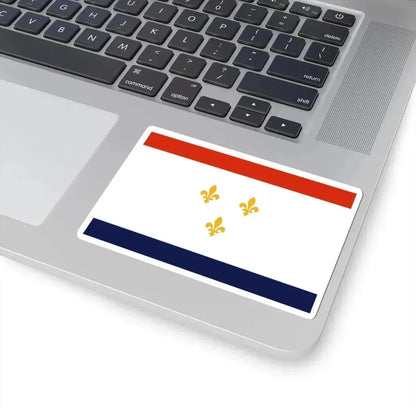 Flag of New Orleans Louisiana (United States) STICKER Vinyl Kiss-Cut Decal - The Sticker Space