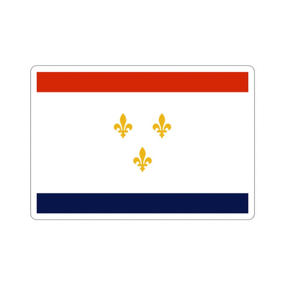 Flag of New Orleans Louisiana USA STICKER Vinyl Die-Cut Decal-2 Inch-The Sticker Space