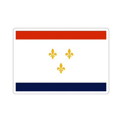 Flag of New Orleans Louisiana USA STICKER Vinyl Die-Cut Decal-3 Inch-The Sticker Space