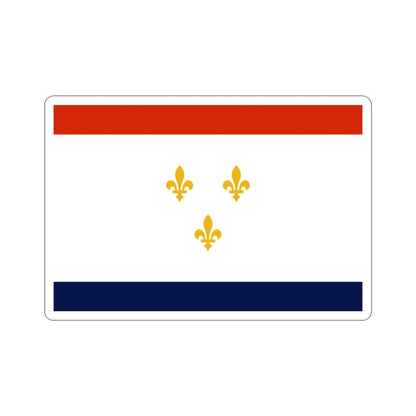 Flag of New Orleans Louisiana USA STICKER Vinyl Die-Cut Decal-4 Inch-The Sticker Space