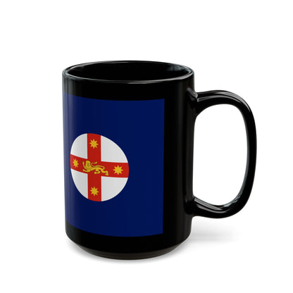 Flag of New South Wales Australia - Black Coffee Mug-The Sticker Space