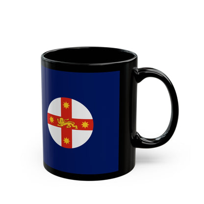 Flag of New South Wales Australia - Black Coffee Mug-The Sticker Space