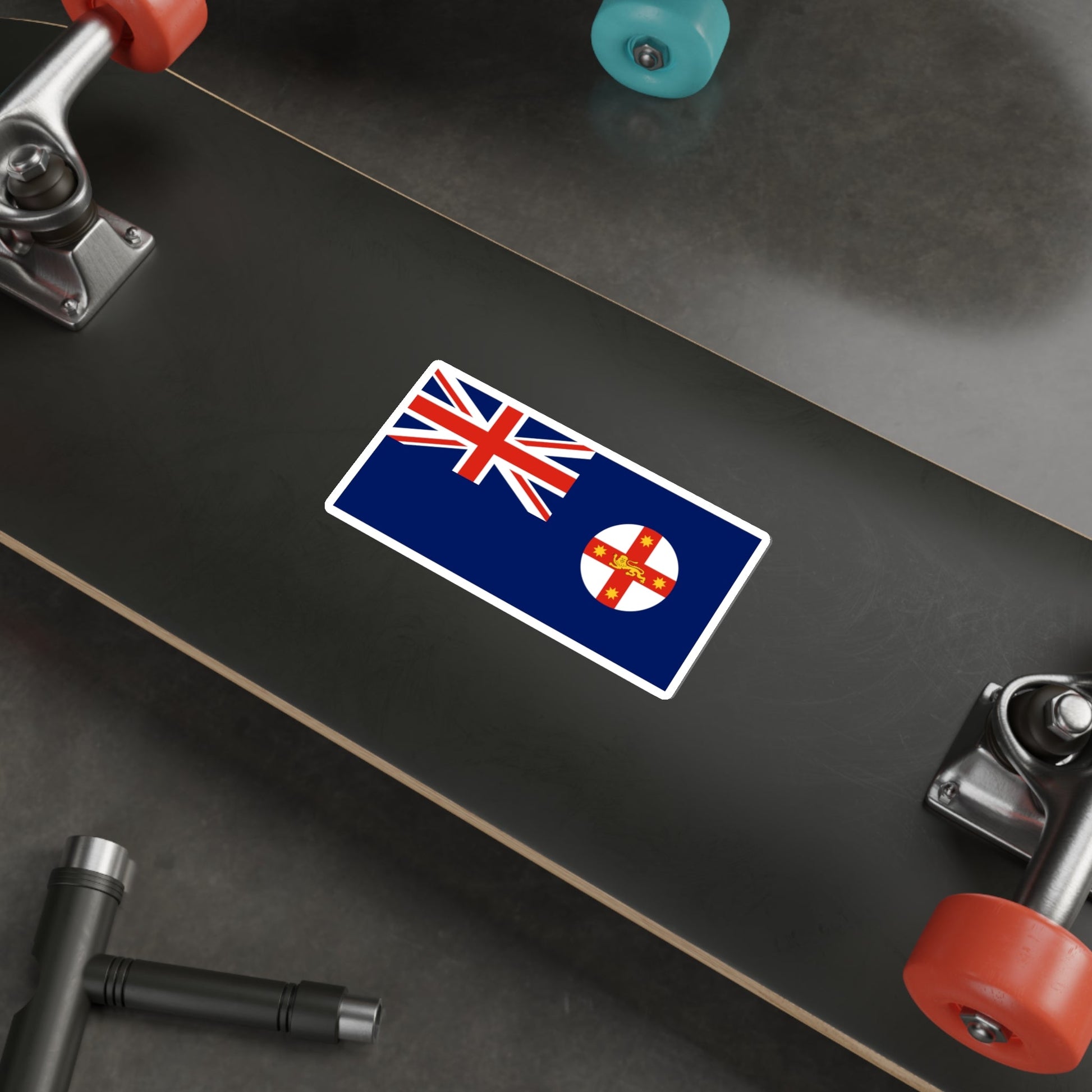 Flag of New South Wales Australia STICKER Vinyl Die-Cut Decal-The Sticker Space