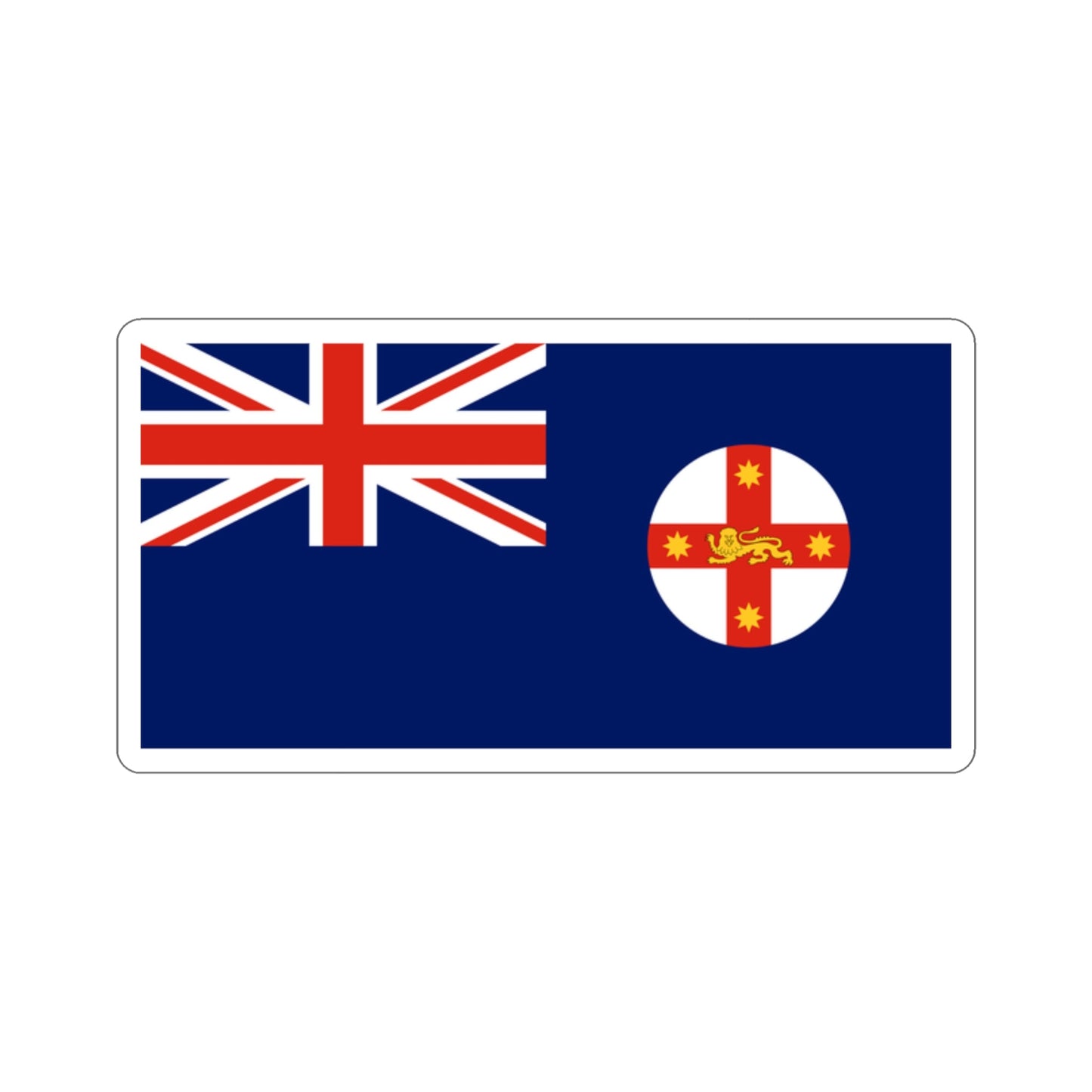 Flag of New South Wales Australia STICKER Vinyl Die-Cut Decal-2 Inch-The Sticker Space