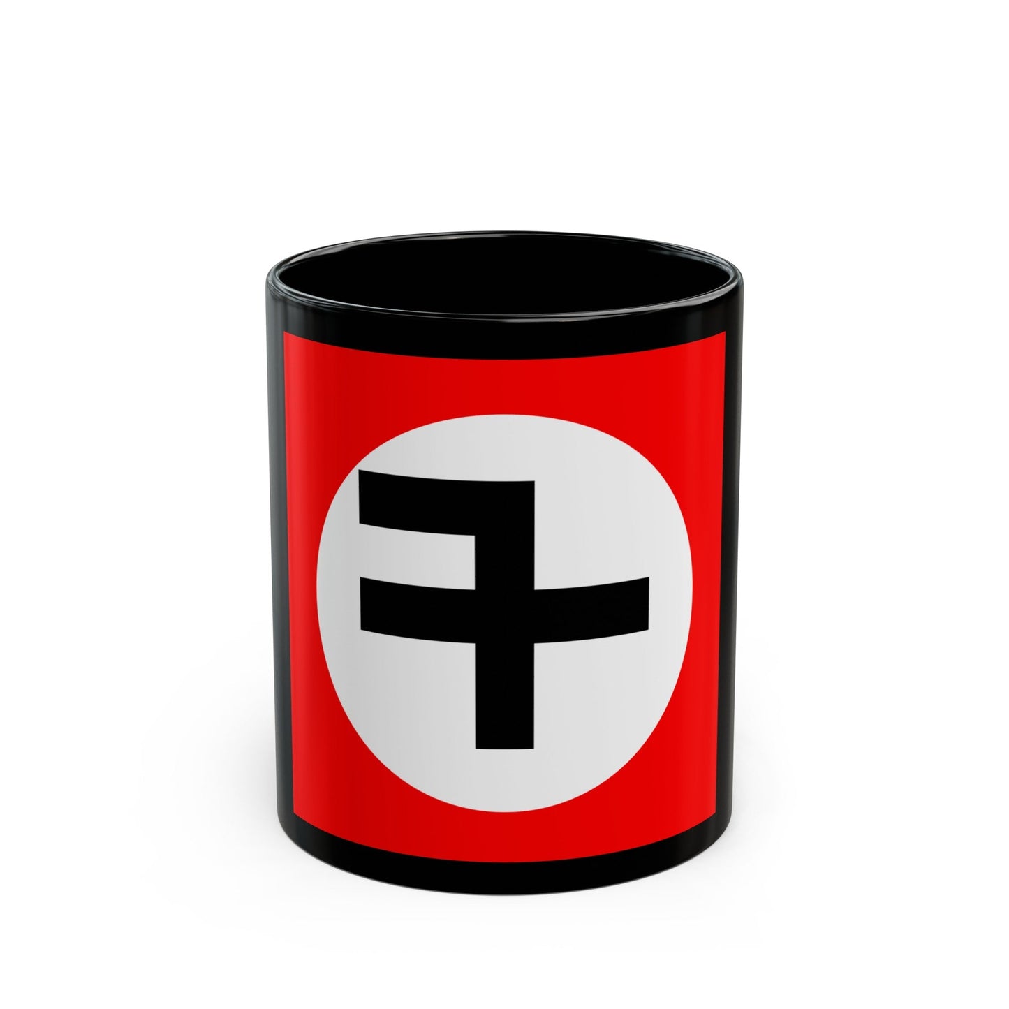 Flag of New Triumph Party - Black Coffee Mug-11oz-The Sticker Space