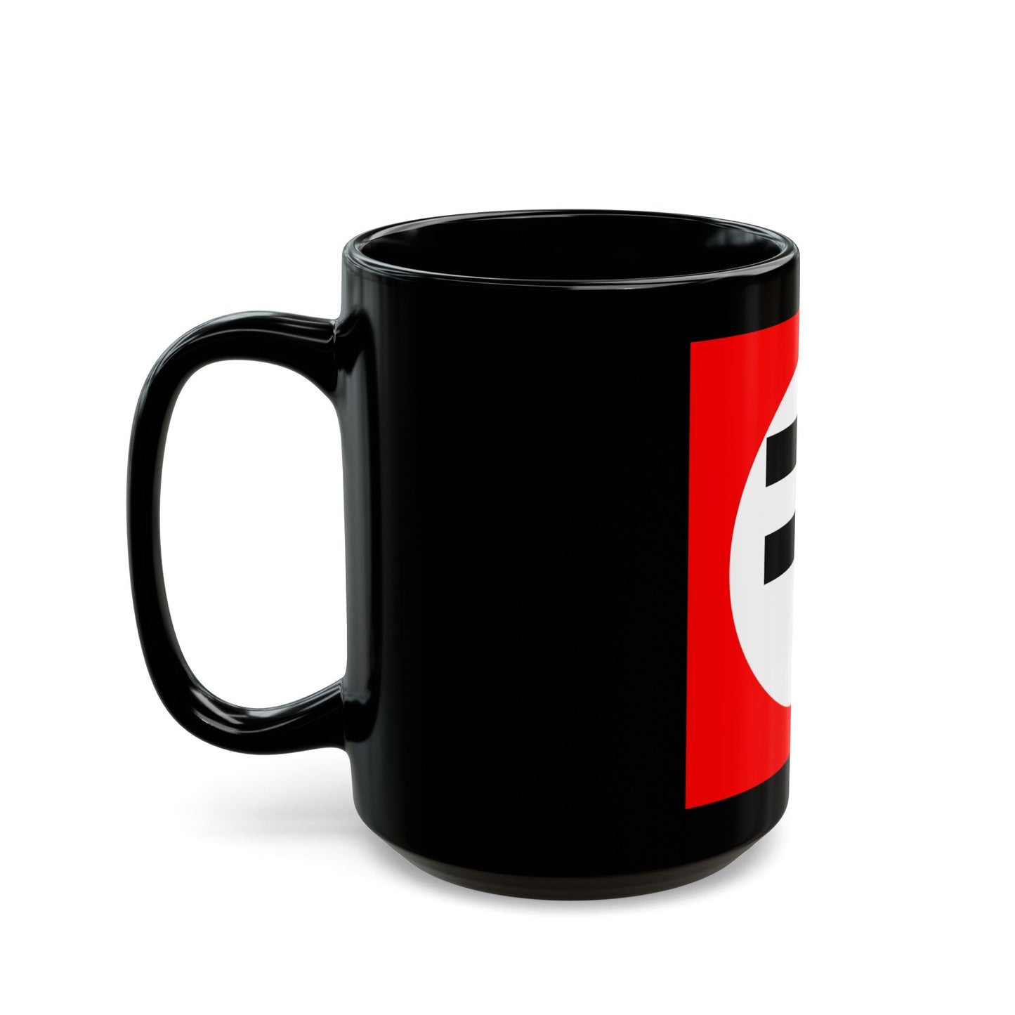 Flag of New Triumph Party - Black Coffee Mug-The Sticker Space