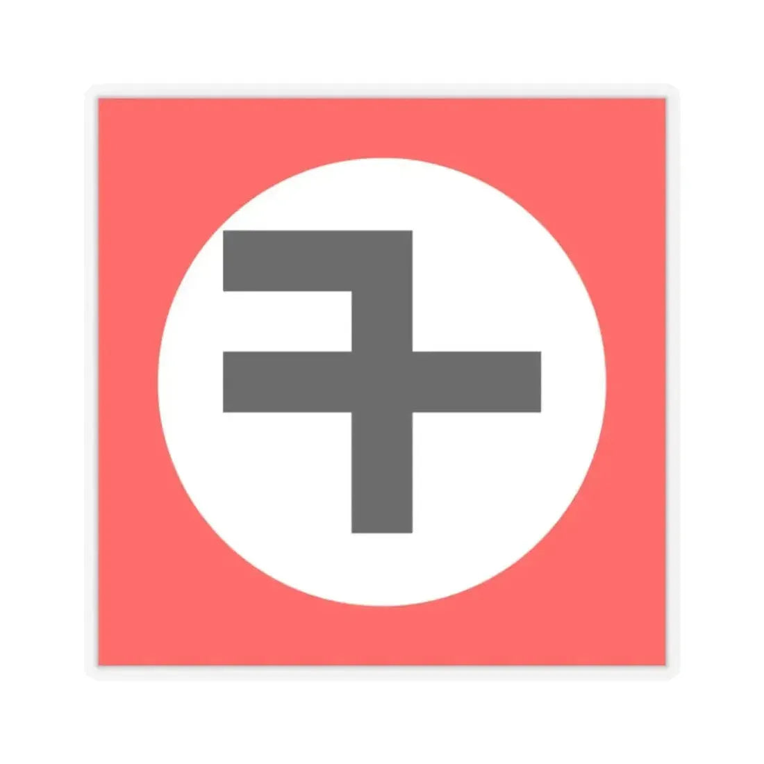 Flag of New Triumph Party - STICKER Vinyl Kiss-Cut Decal 2 Inch Transparent - The Sticker Space