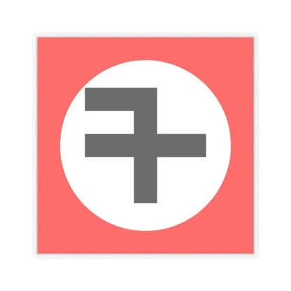 Flag of New Triumph Party - STICKER Vinyl Kiss-Cut Decal 2 Inch Transparent - The Sticker Space